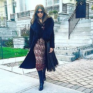 TANNERY ROW Vintage Suede and Fur Jacket